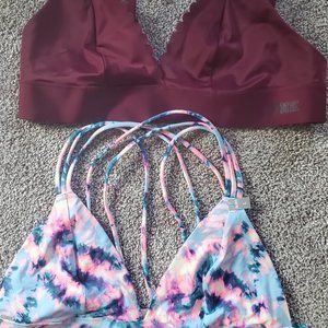 2 Victoria Secret Bralette Large New